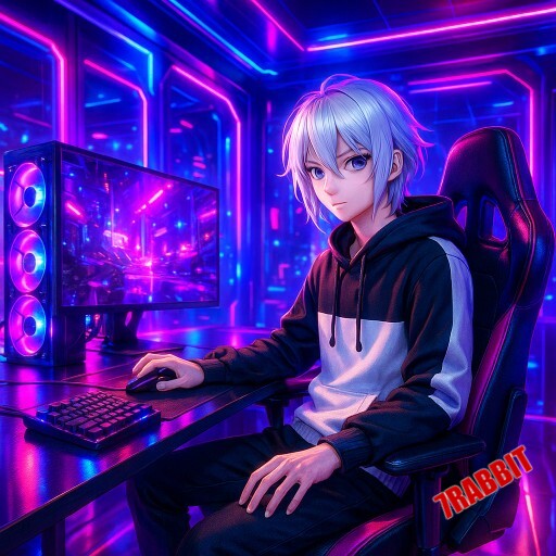 Imagem promocional da 7RABBIT mostrando a plataforma e suas vantagens