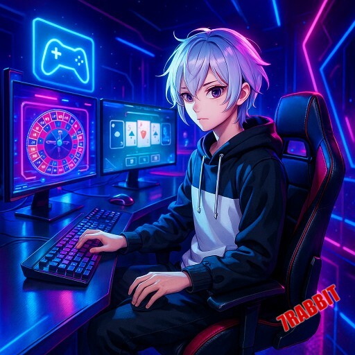 Imagem promocional da 7RABBIT mostrando a plataforma e suas vantagens